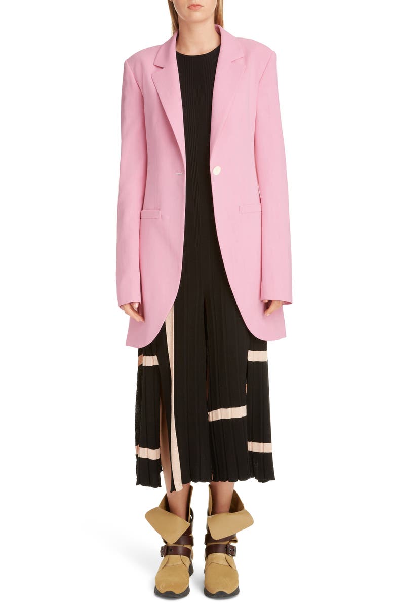 Loewe One-Button Blazer, Alternate, color, 