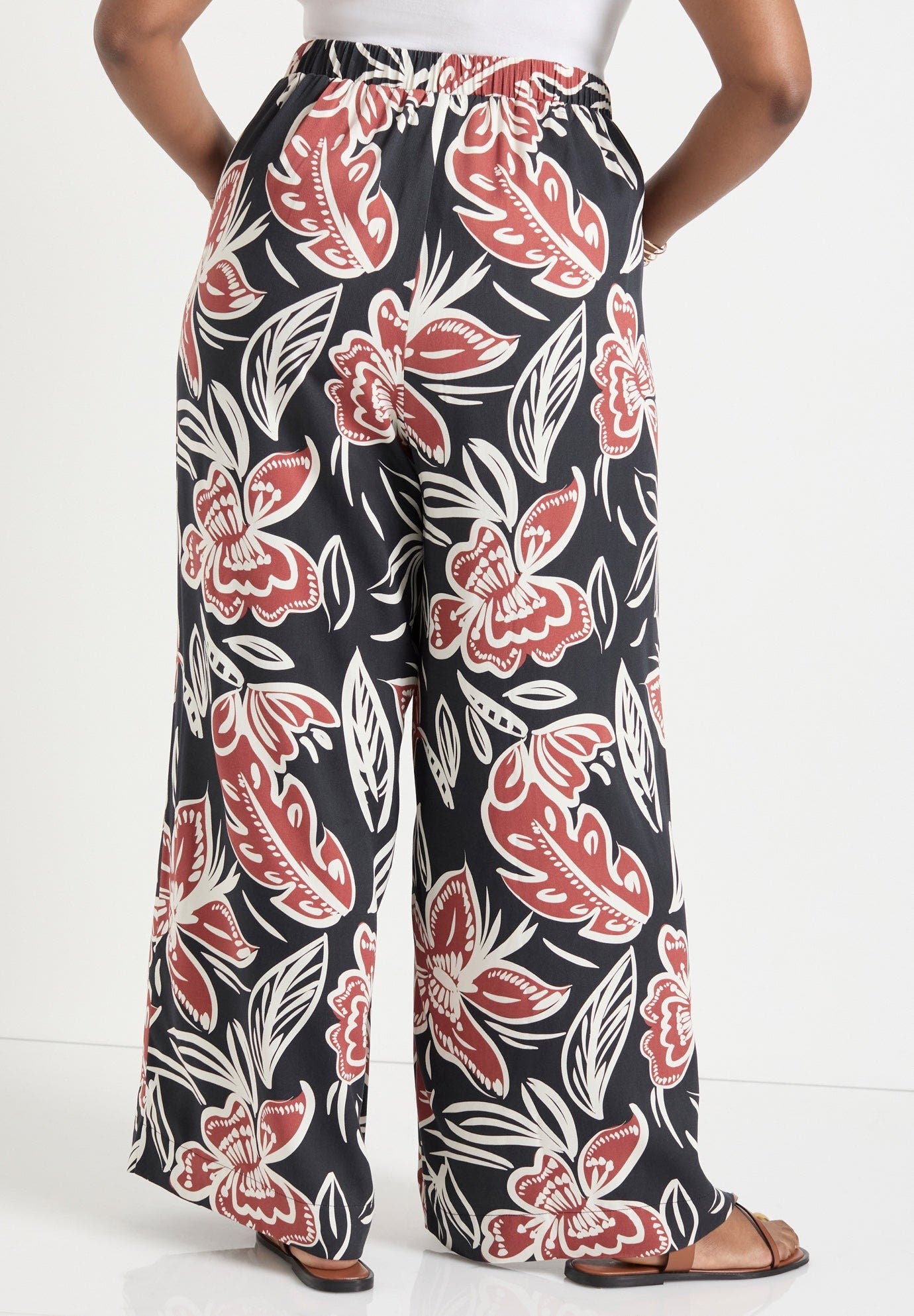 Wide-Leg Pull-On Pants - image 2