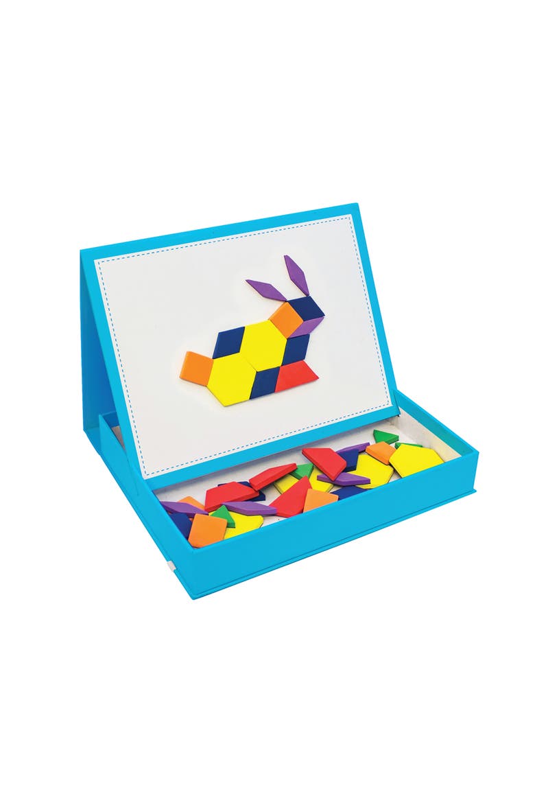 Rainbow Pattern Blocks Magnetic Activities Learning Set, Alternate, color, Multicolored