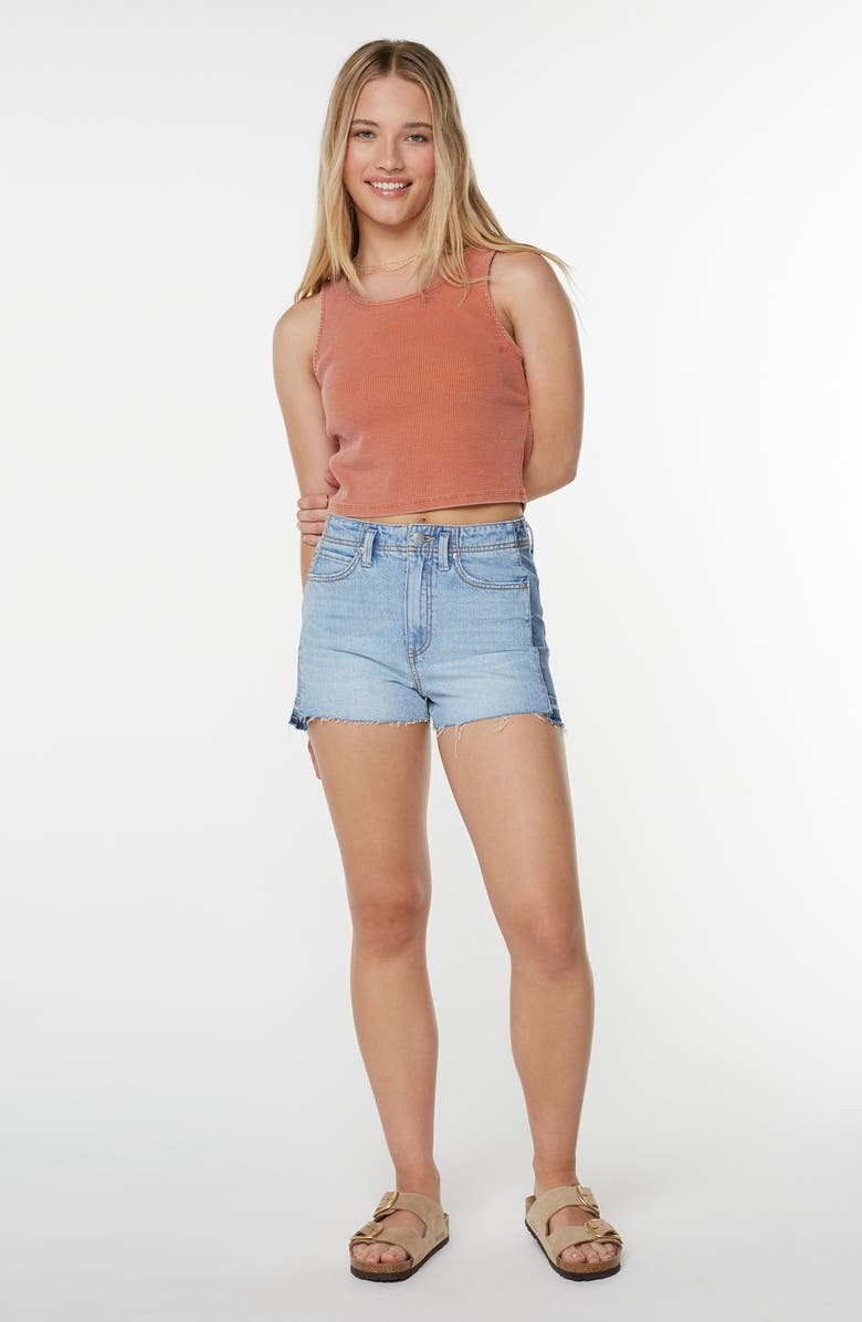 Roxy City Lights Cutout Tank, Alternate, color, Aragon Solid