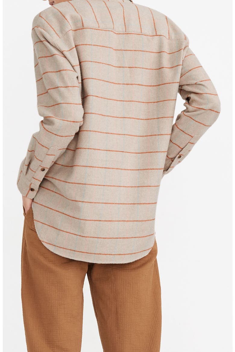 Keene Plaid Flannel Sunday Shirt, Alternate, color, PINK BLUE ORANGE