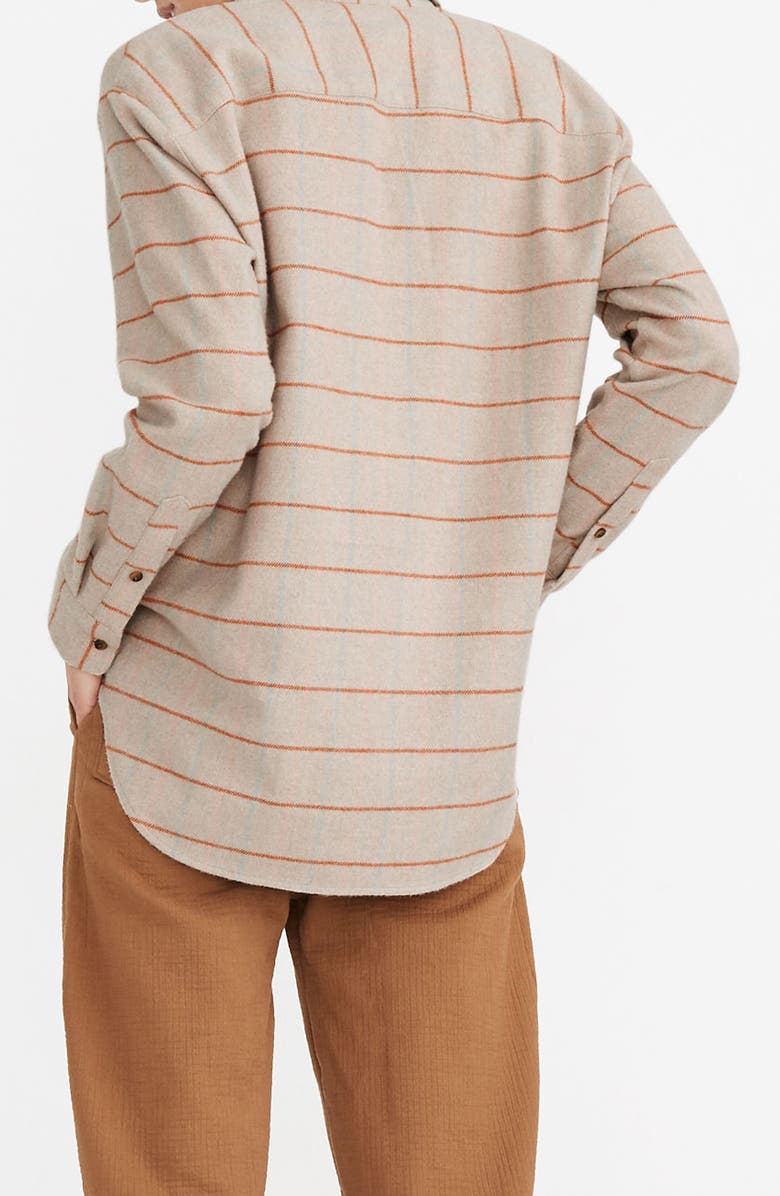 Madewell Keene Plaid Flannel Sunday Shirt, Alternate, color,
