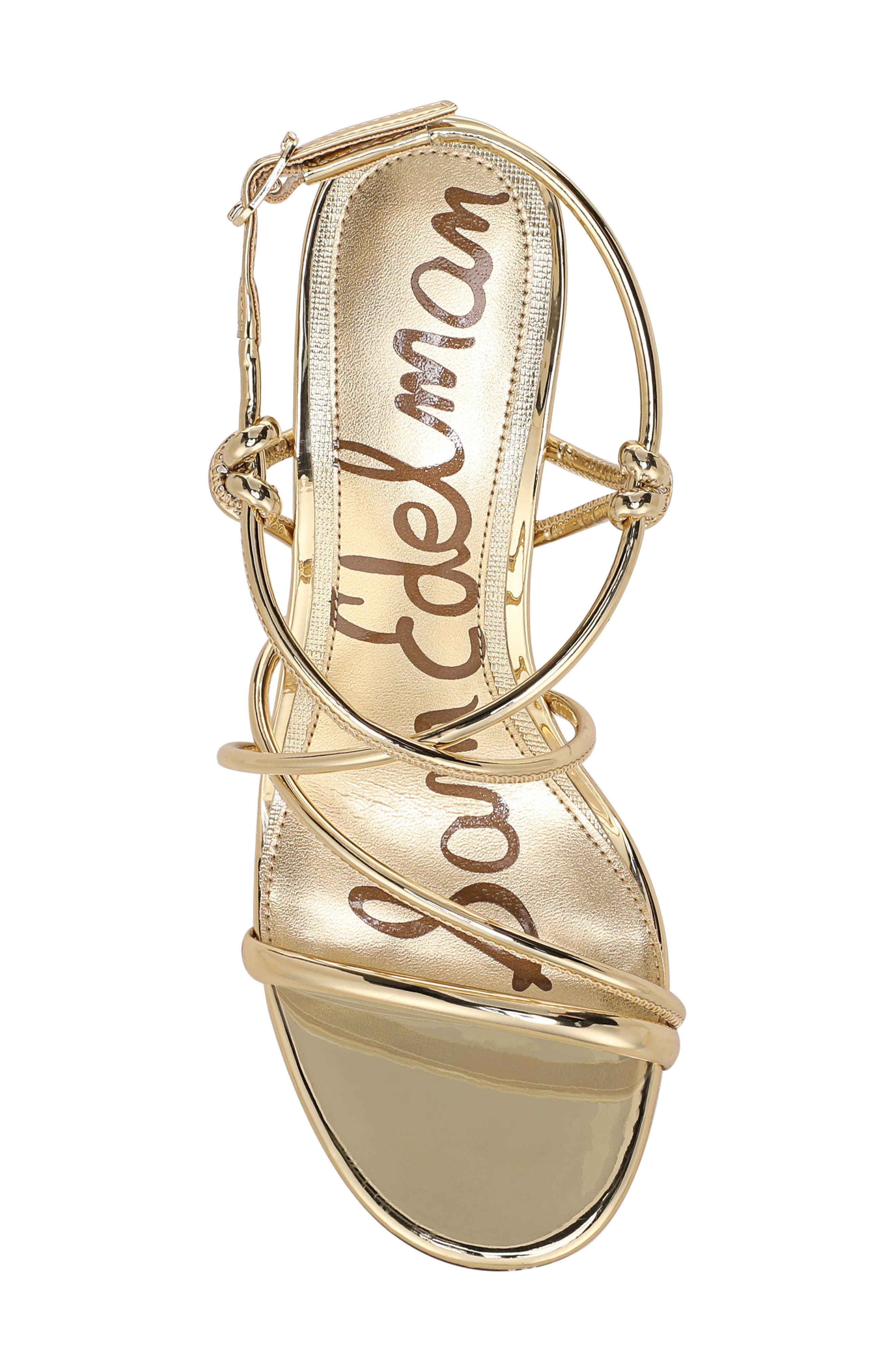 Sam Edelman Rianna Strappy Sandal, Alternate, color, Amber Gold Se