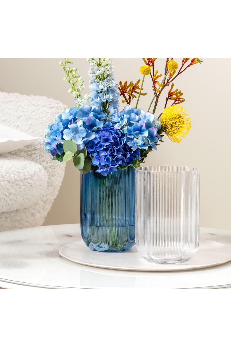Fleur Vase L, Alternate, color, blue