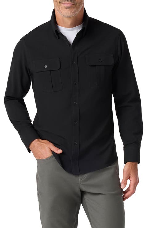 Upstate Stretch Flannel Button-Up Shirt