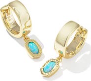 Kendra Scott Mini Ellie Wide Huggie Hoop Earrings