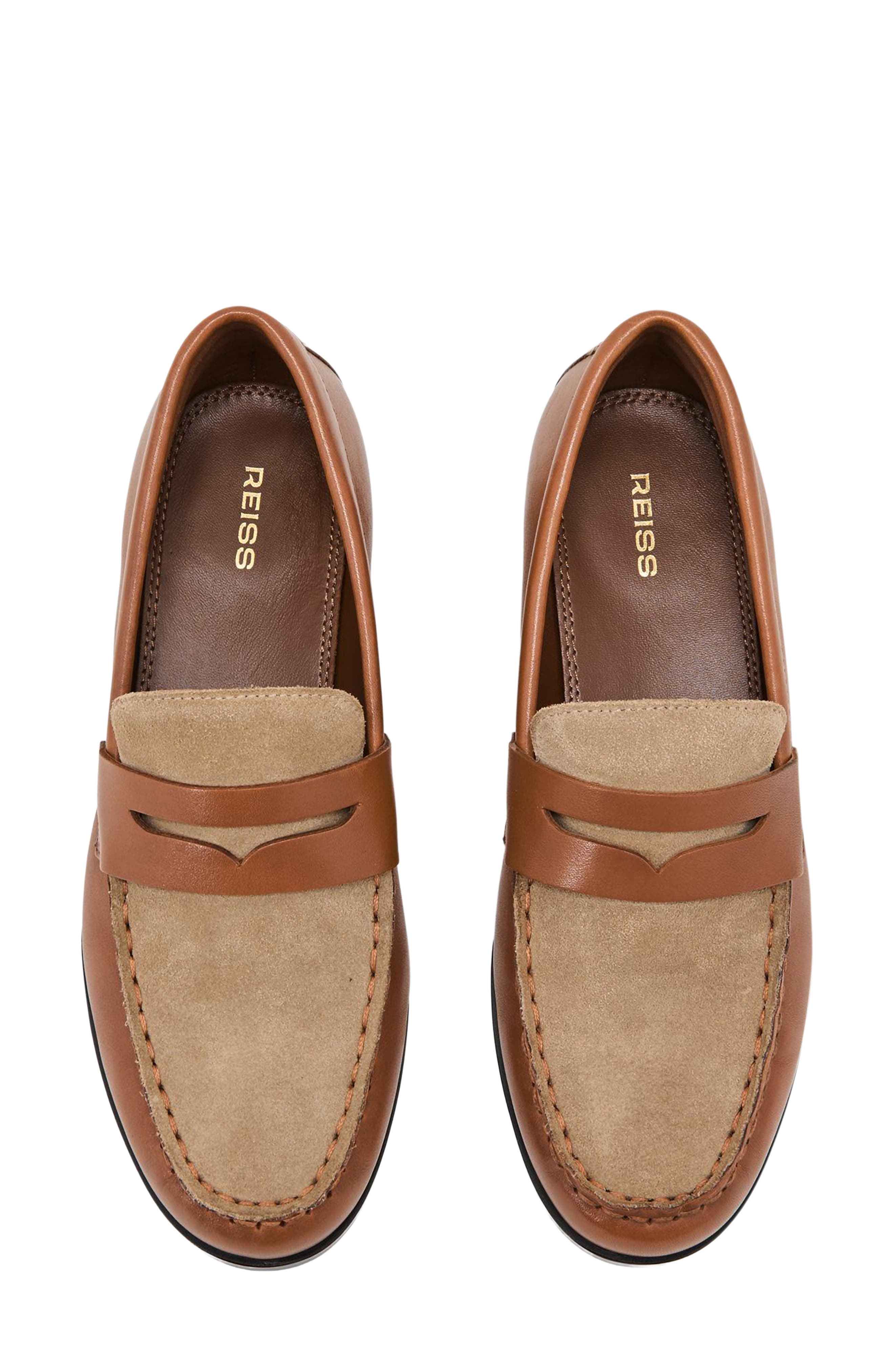 Kallie Leather Loafer, Alternate, color, TAN