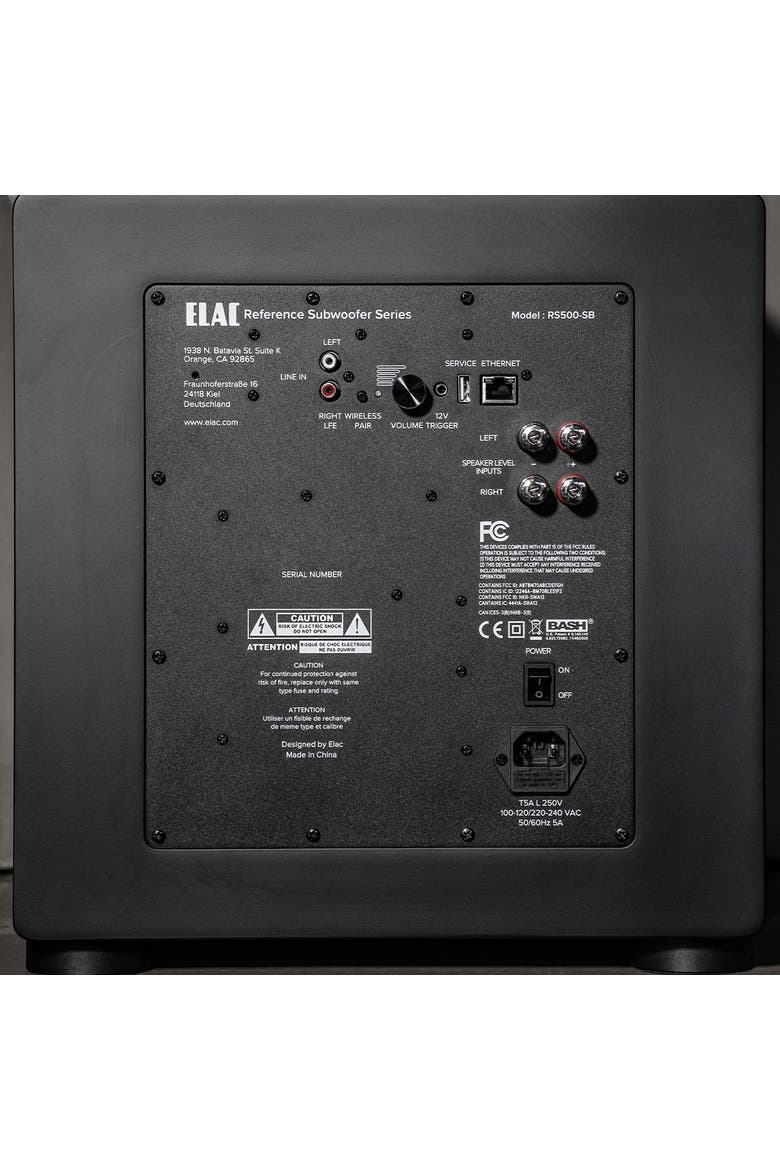 RS500 Varro Reference 10 Inch Smart Subwoofer - Each, Alternate, color, Black