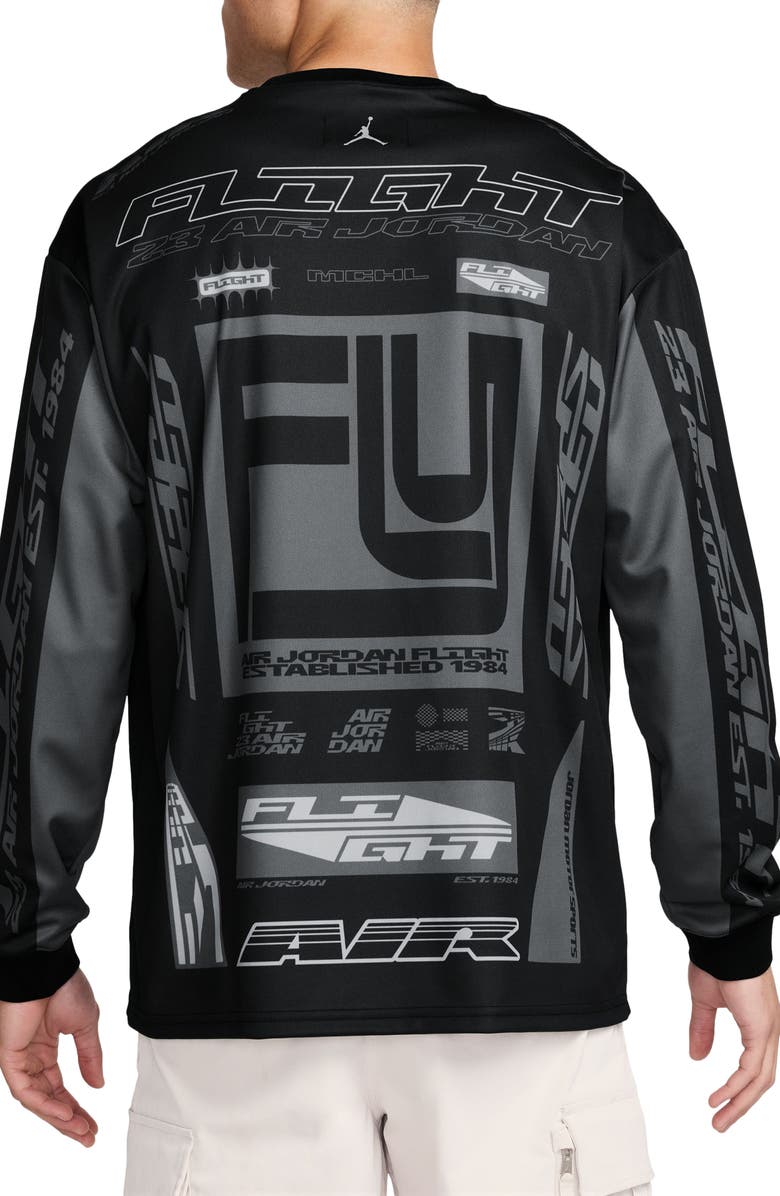 ジョーダン メンズ Tシャツ 長袖 ロンT Jordan Jumpman Flight Long Sleeve T-Shirt - Carbon Heather/Black Jordan MVP Oversize Long Sleeve T-Shirt | Nordstrom