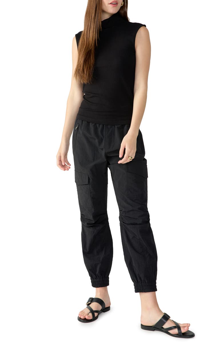 Sanctuary Lola Nylon Cargo Pants, Alternate, color,