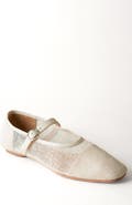 Huma Blanco Penny Mary Jane Flat