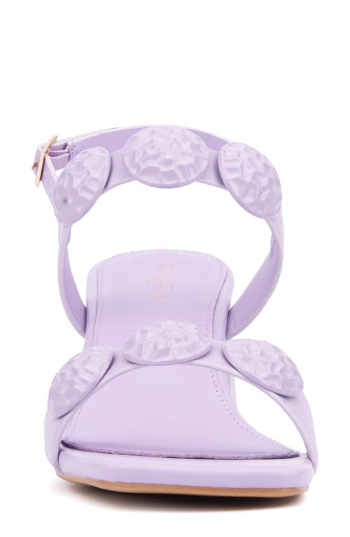 Torgeis Felicia Square Toe Sandal In Lilac