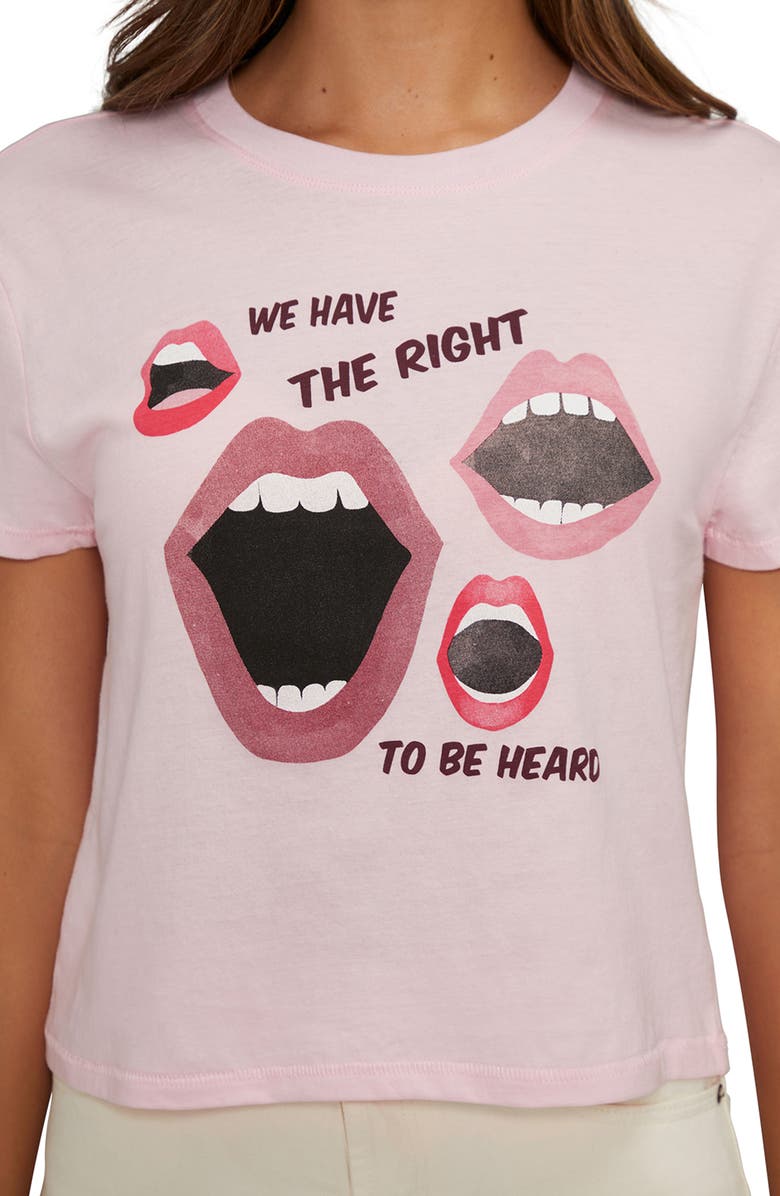 Wildfox Have the Right Jaime Graphic T-Shirt, Alternate, color, Fairy Tale