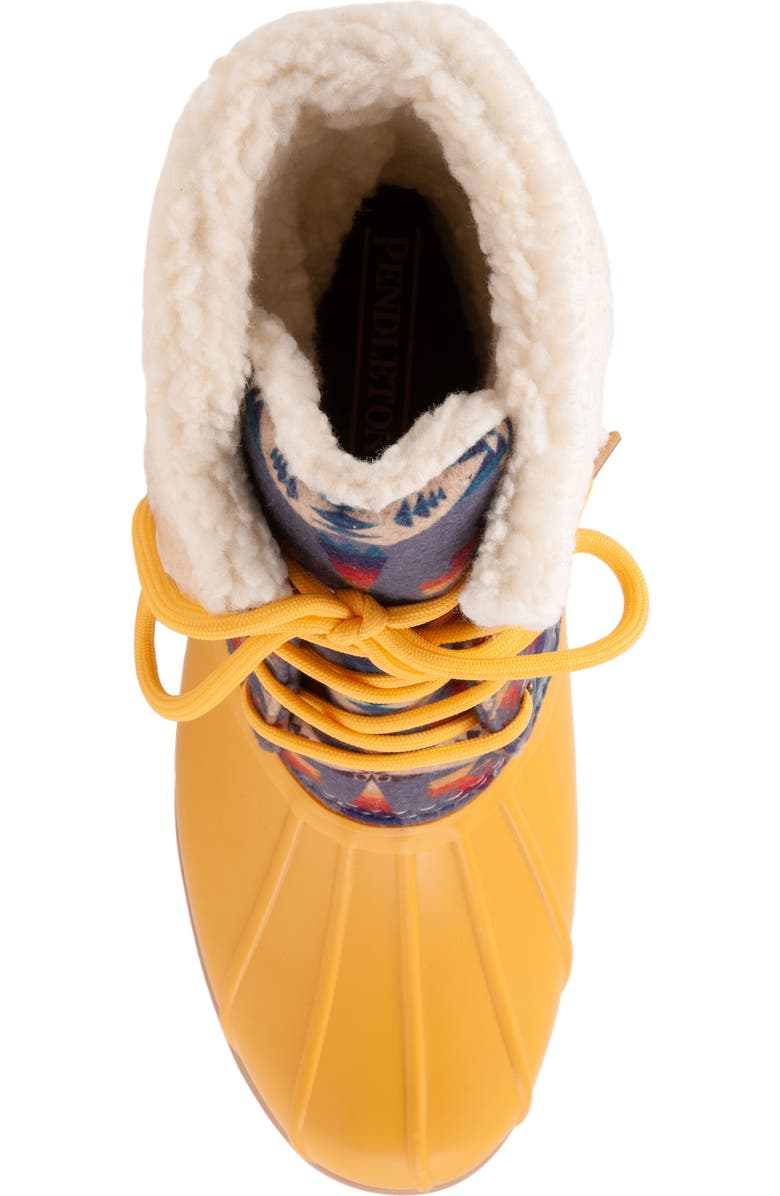 Pendleton Faux Shearling Lined Waterproof Duck Boot, Alternate, color,