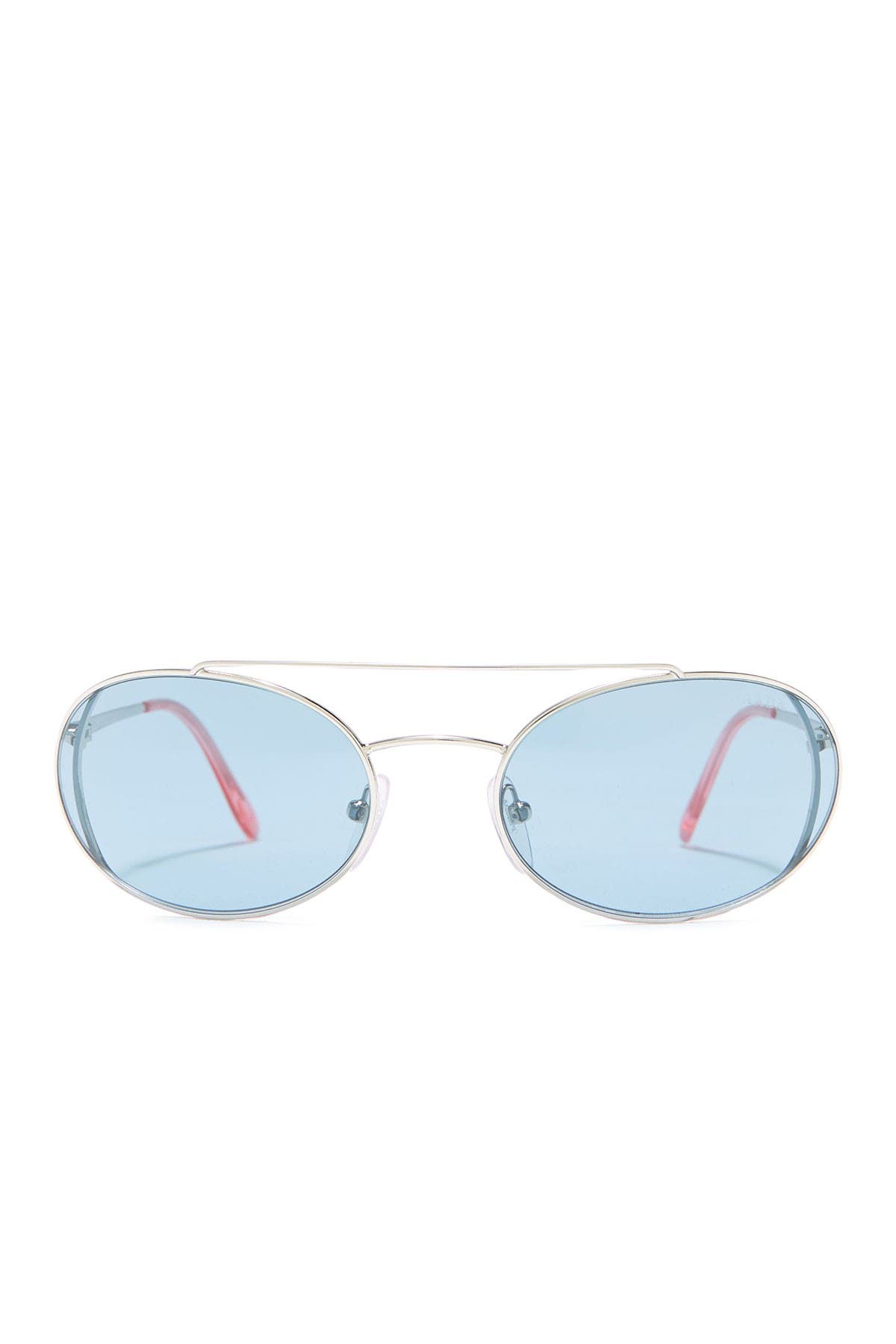 Prada 61mm Oval Wire Frame Sunglasses (Women) | Nordstromrack