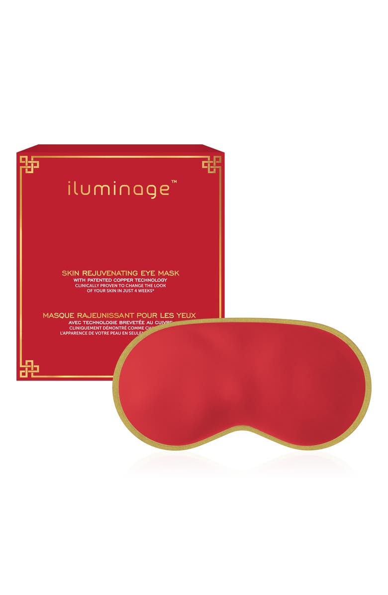 iluminage Red Skin Rejuvenating Eye Mask, Main, color, 