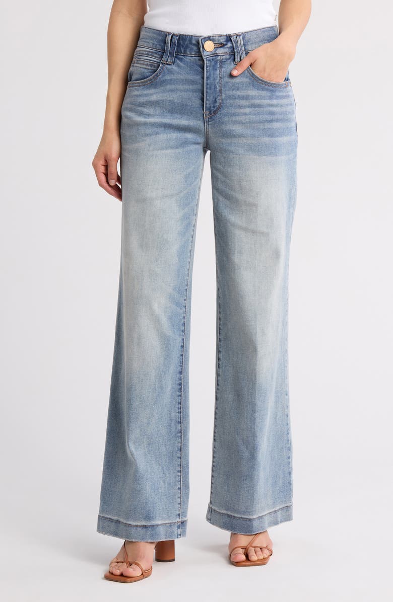 Democracy High Waist Wide Leg Jeans, Main, color, Light Blue