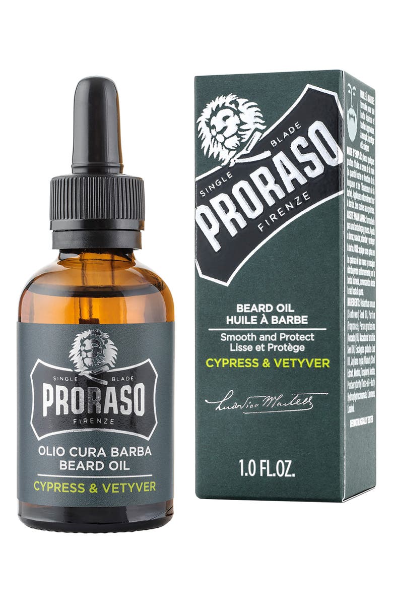 Proraso Men's Grooming Cypress & Vetyver Beard Oil, Alternate, color,