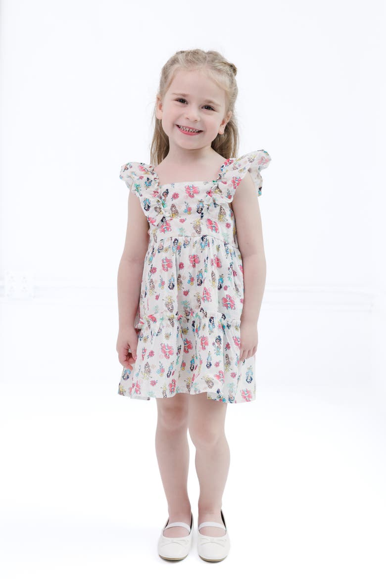 Princess Sleeveless Flare Dress, Alternate, color, Princess Off White