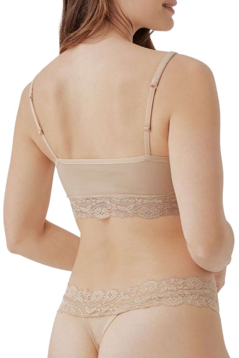 Organic Cotton Lace Waist Thong 3-Pack, Alternate, color, Beloved Basics