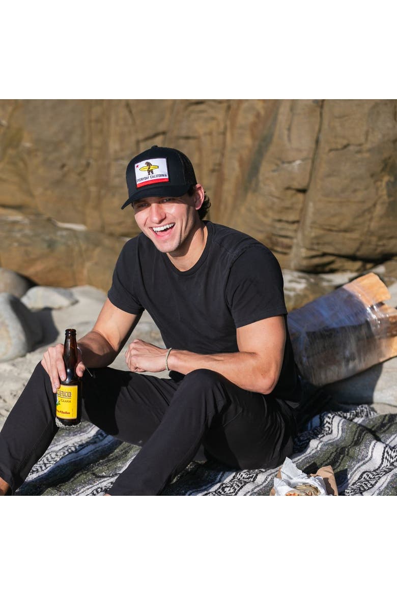 Shores Snapback Hat, Alternate, color, Charcoal