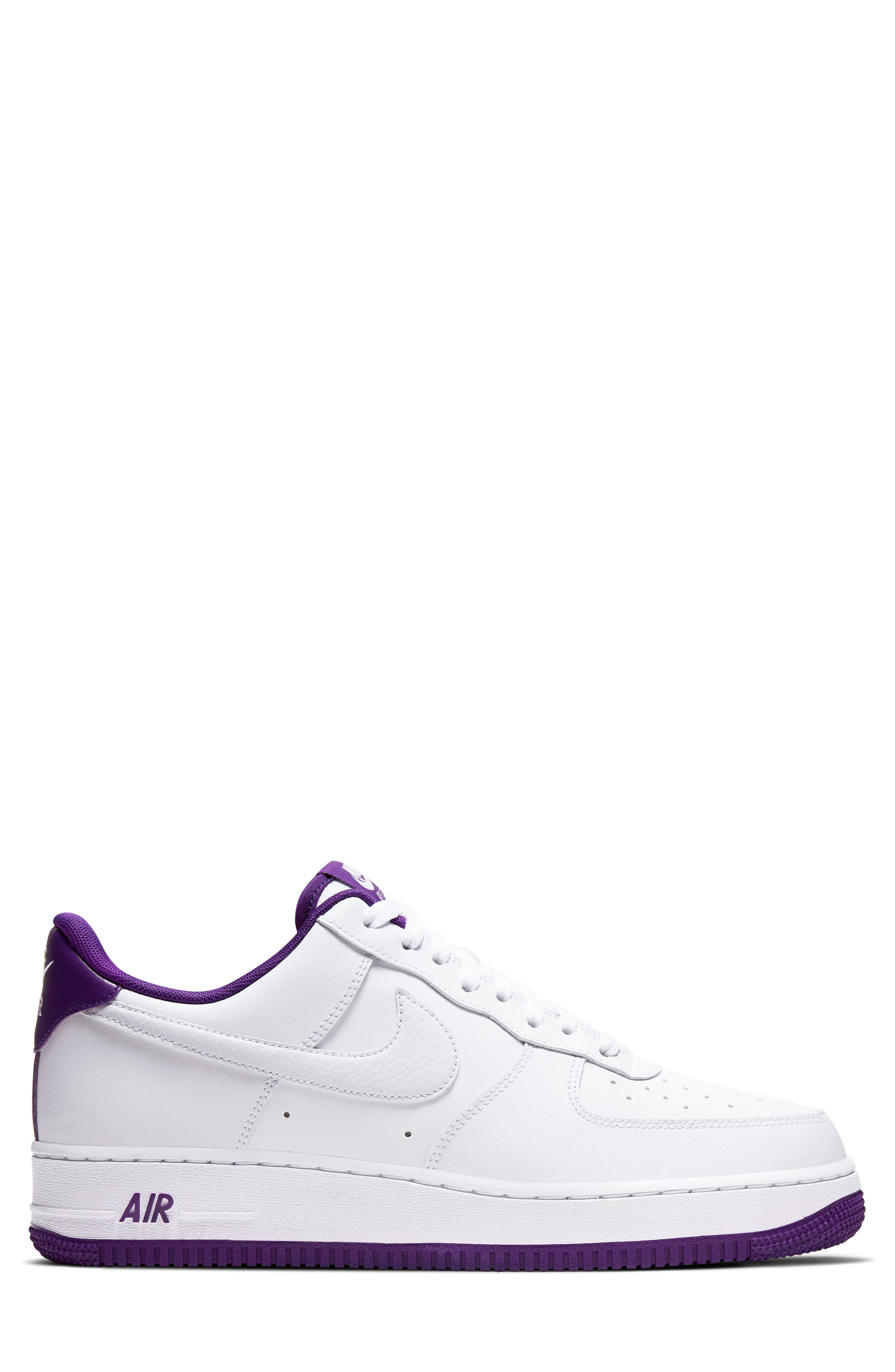 Air Force 1 '07 2 Sneaker, Alternate, color, WHITE/ WHITE/ VOLTAGE PURPLE
