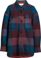 Isabel Marant Étoile Harveli Buffalo Check Shirt Jacket