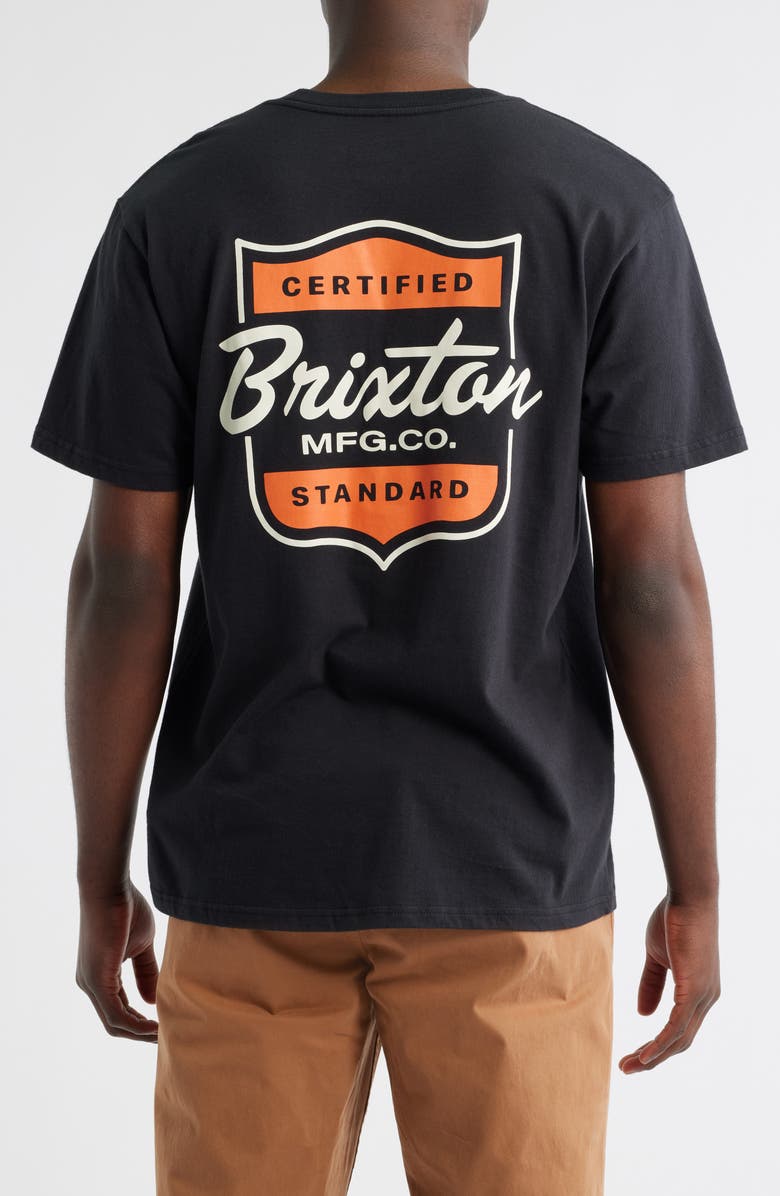 Brixton Booker Short Sleeve Graphic T-Shirt, Alternate, color, 
