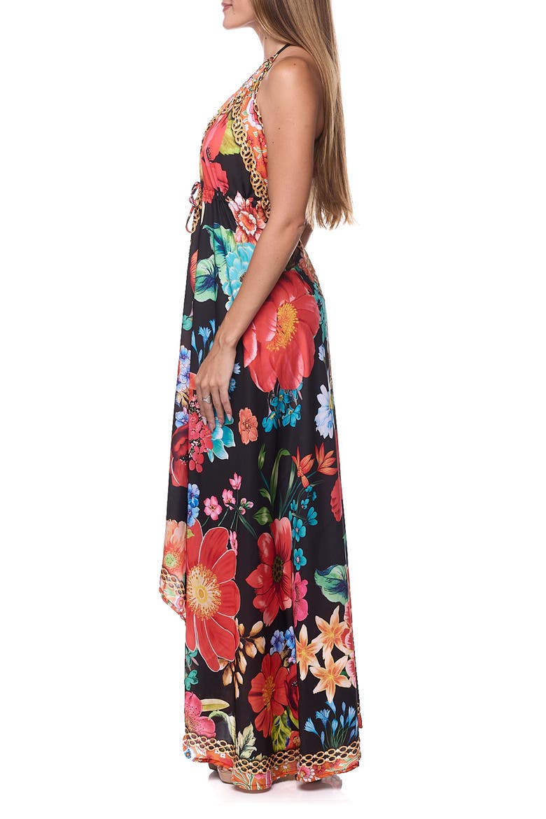 Cover-Up Halter Dress, Alternate, color, BLACK