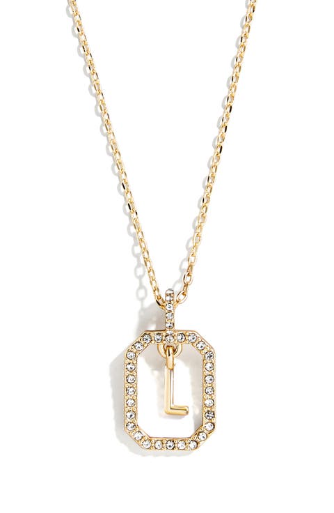 Alicia Intial Pendant Necklace
