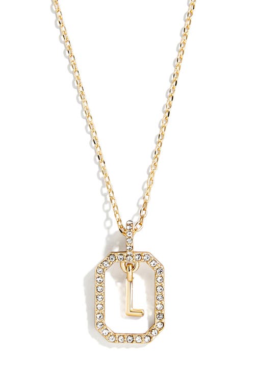 Shop Baublebar Alicia Intial Pendant Necklace