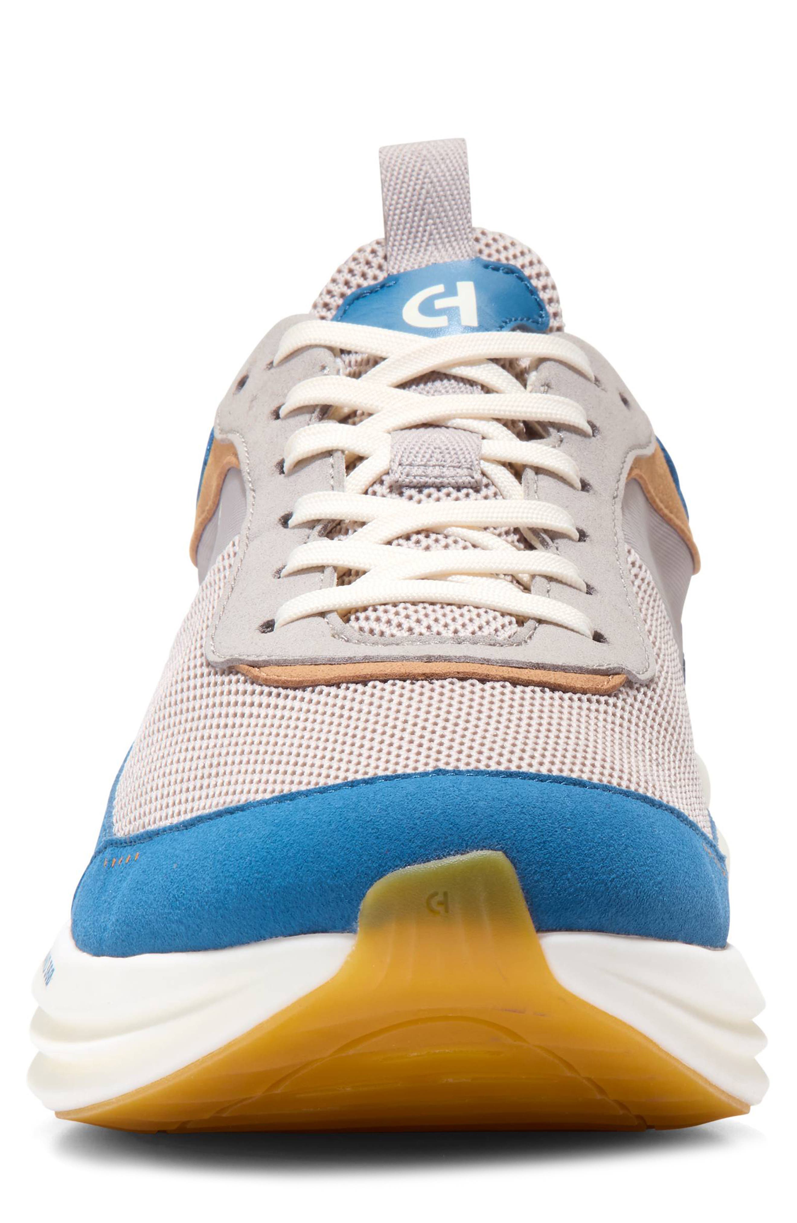 Cole Haan Øriginal Grand Quadstar Running Shoe, Alternate, color, Paloma / Dark Blue / Ivory
