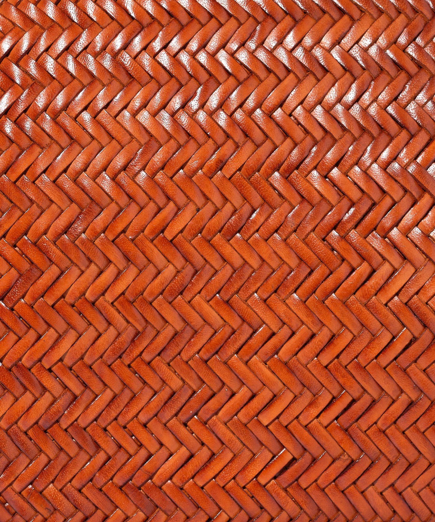 Leather Woven Tote, Alternate, color, Tan