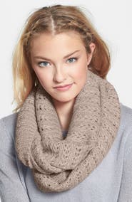 BP. Chevron Pointelle Infinity Scarf