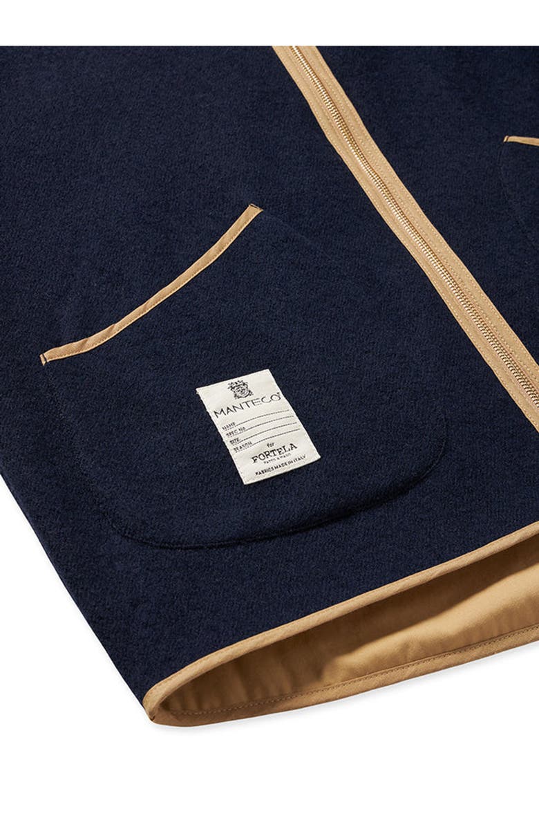 Fortela Reversible Wool and Cotton Jacket, Alternate, color, Sto