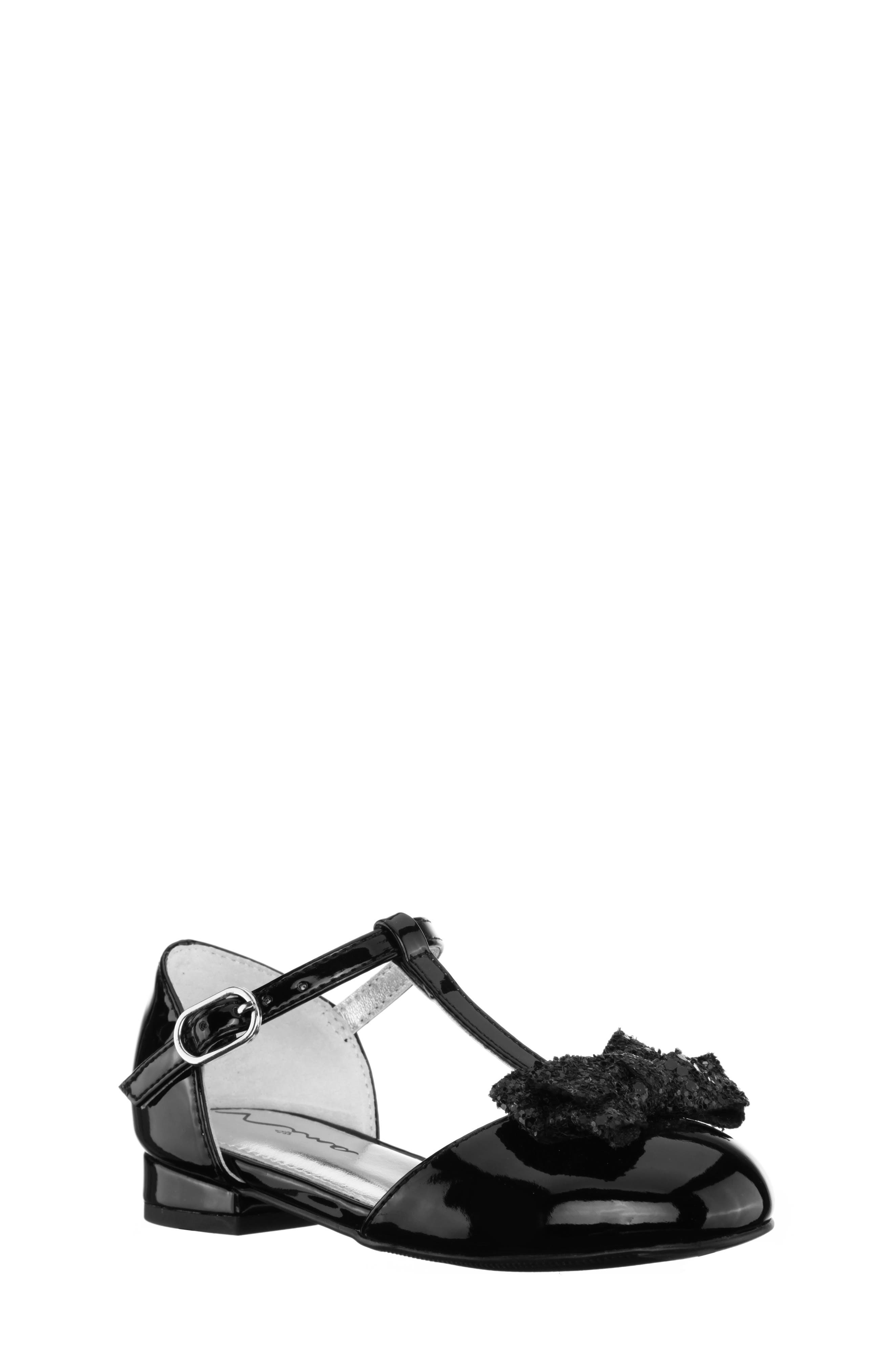 Nina Noemy Glitter Bow Dress Shoe, Main, color, 