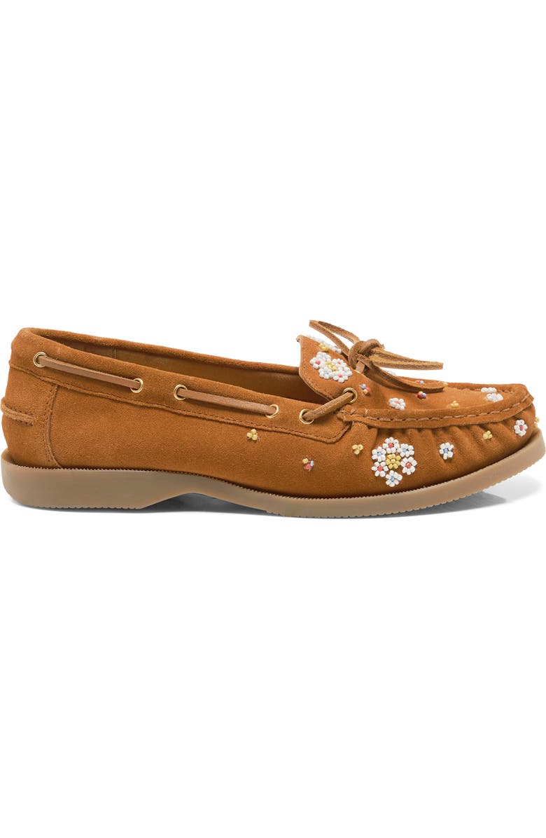 Free People Sandy Beaded Boat Shoe, Alternate, color,