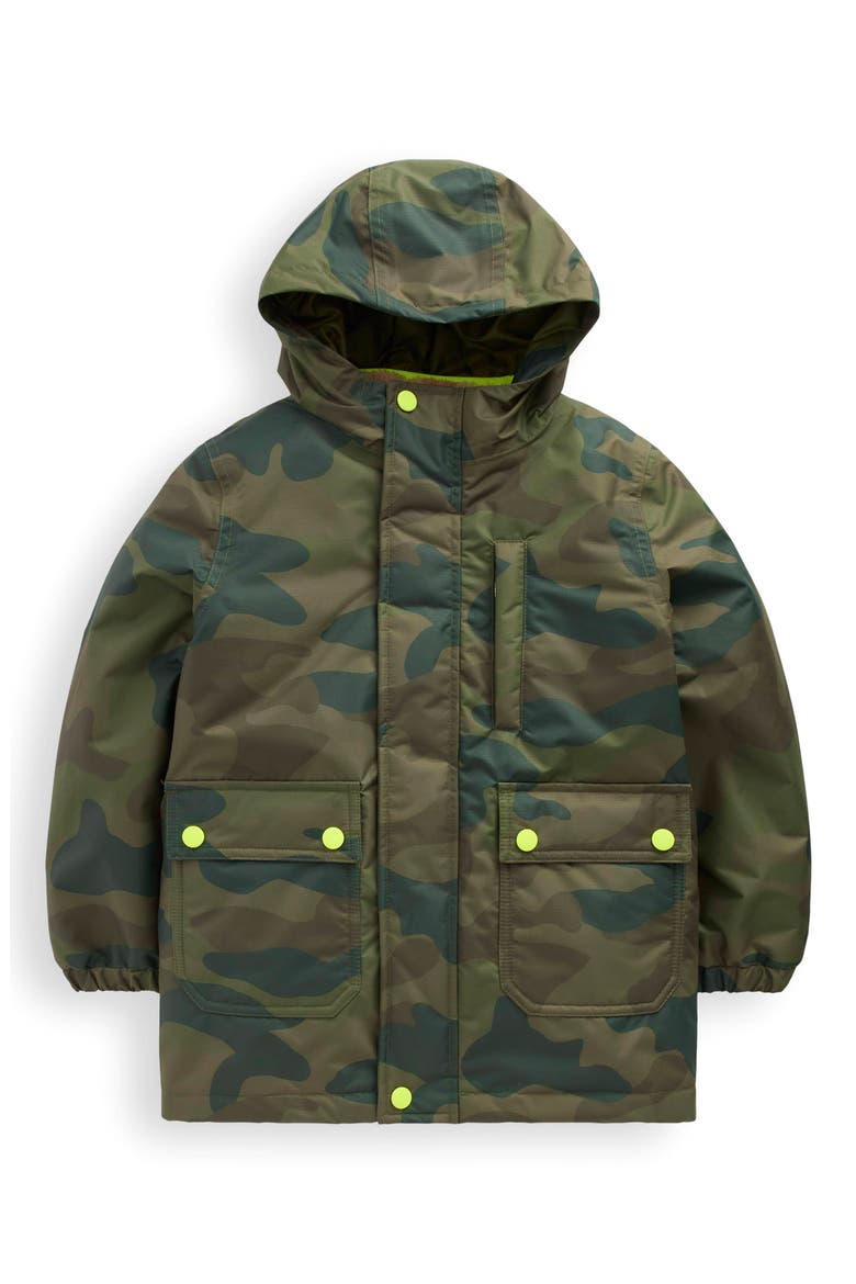 Kids' 4-in-1 Waterproof Jacket, Main, color, CAMO