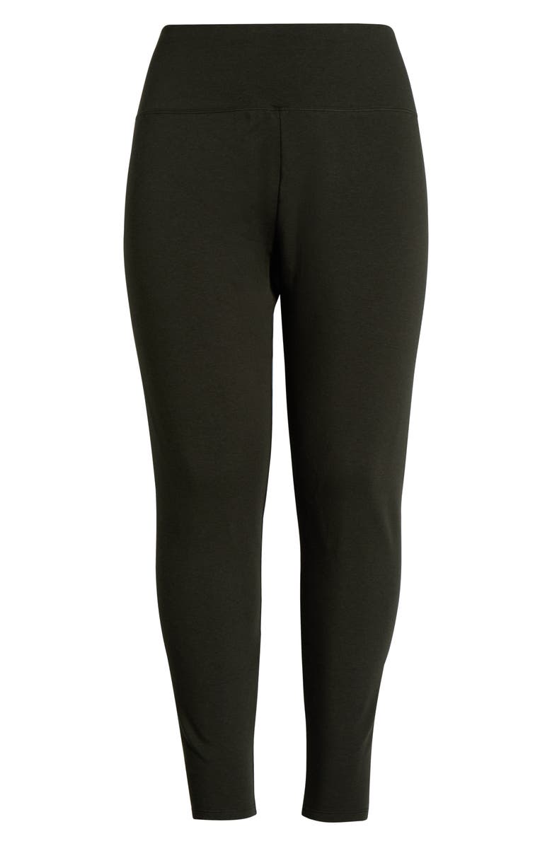 Eileen Fisher High Waist Ankle Leggings, Alternate, color, Woodland