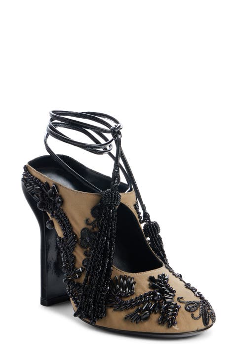 100MM EMBELLISHED MULE