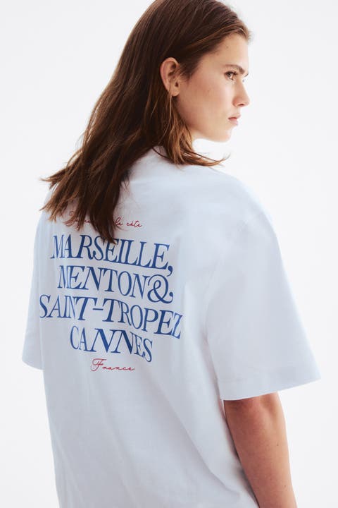 Oversized Print-motif T-shirt