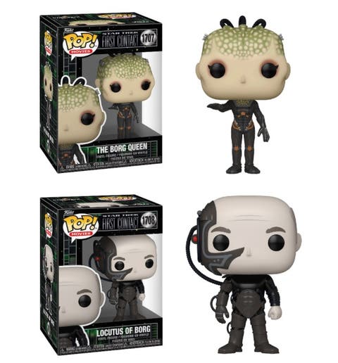 Star Trek First Contact Funko Pop! Movies Complete Set (2)