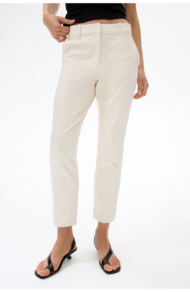 H&M Slacks, Alternate, color, Cream