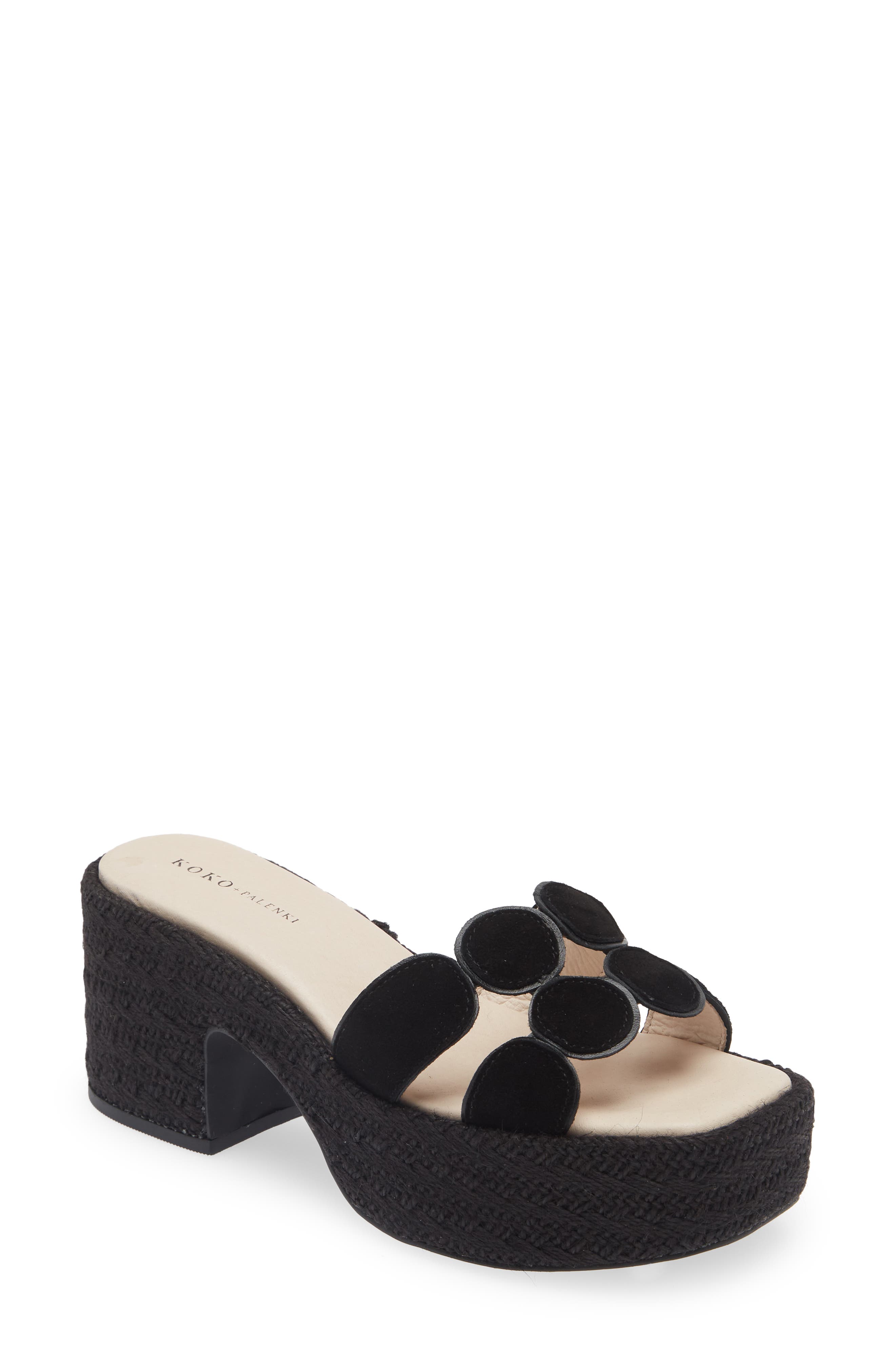 KOKO + PALENKI Lucia Platform Slide Sandal, Main, color, 