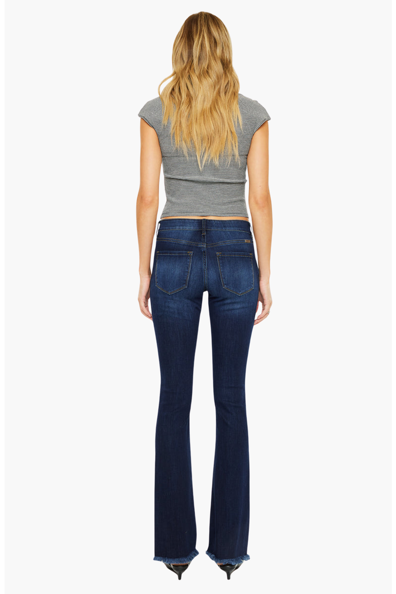Anne Low Rise Bootcut Jeans, Alternate, color, Dark Wash