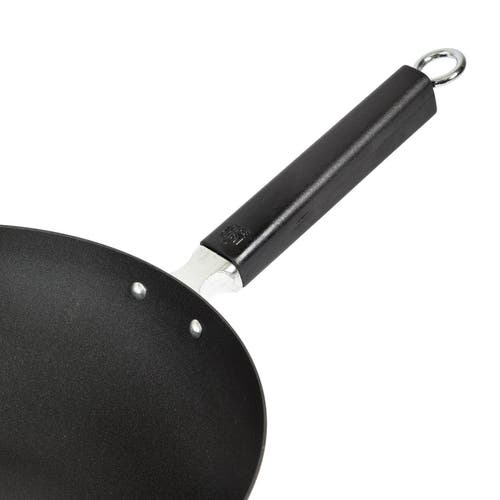 Joyce Chen Carbon Steel Excalibur Nonstick Stir Fry Pan With Phenolic Handle, 12-inch In Black