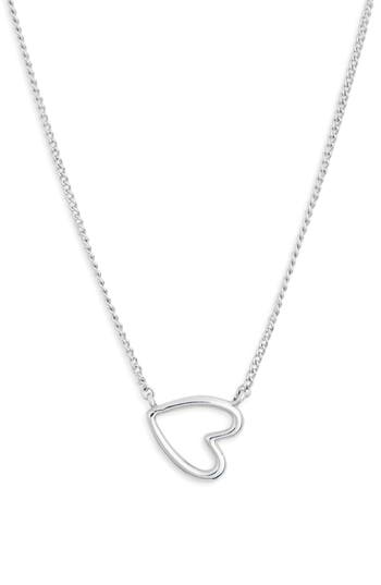Leith Open Heart Pendant Necklace