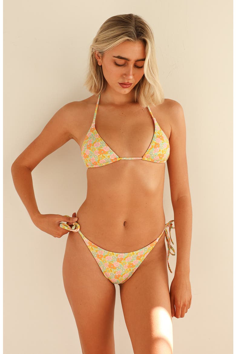 Mia Cheeky Bikini Bottom, Alternate, color, Sunset Grove