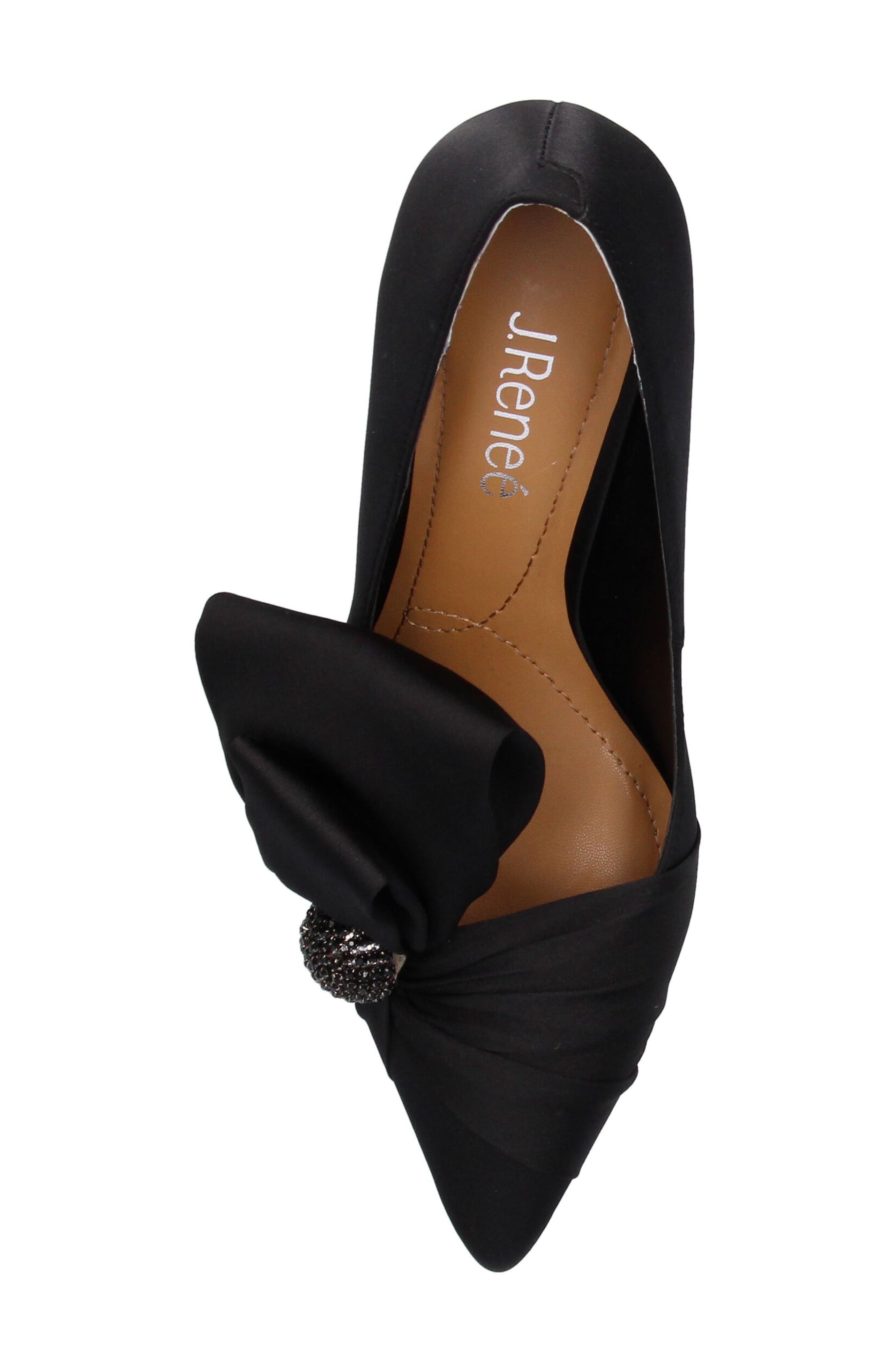 J. Reneé Hirisha Pointed Toe Pump, Alternate, color, Black