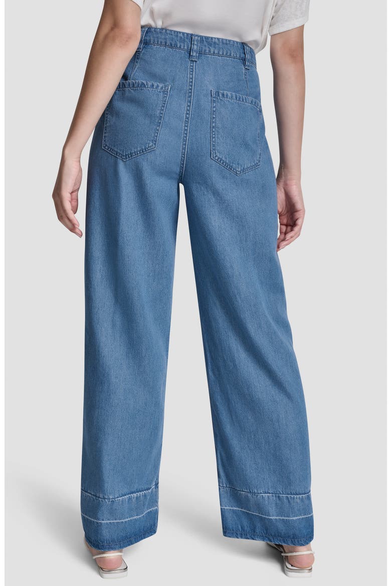 Front Seam Straight Leg Jeans, Alternate, color, LIBERTY SKY WASH